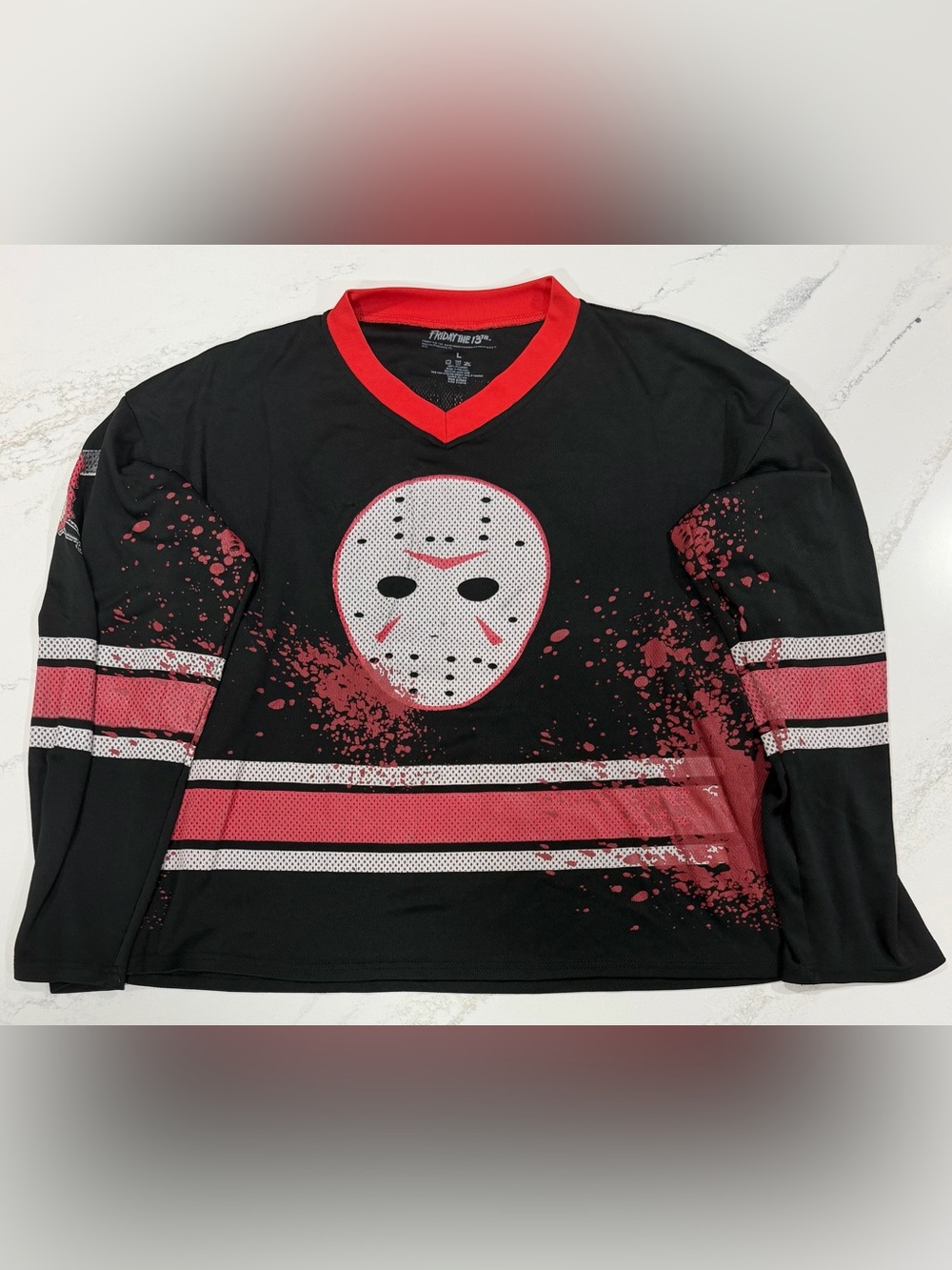 Friday the 13th - Men’s Pullover Hockey Jersey | Jason Voorhees | Size Large